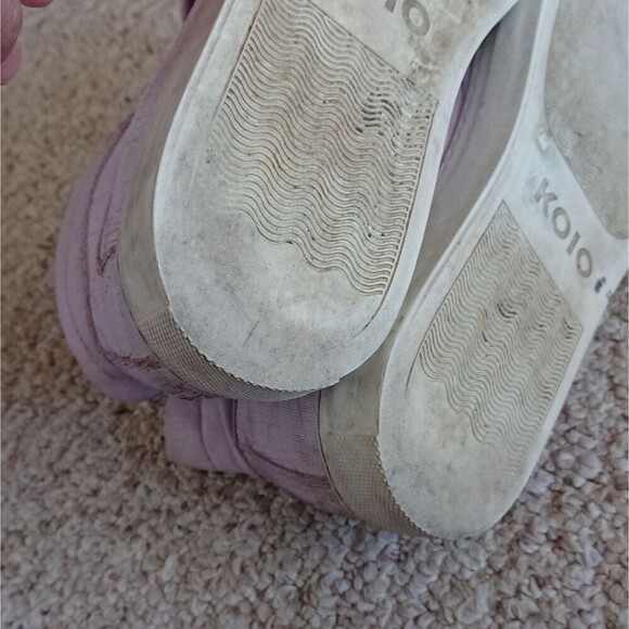 Koio Italy High-Top leather Sneakers in Light Purple size 38 - Picture 10 of 12